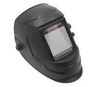 ViaGasaFamido Casco per Saldatura a Oscuramento Automatico con Grande Schermo, 4 Sensori Ad, Regolabile sensibilità e Ritardo, Alimentato a Energia Solare, modalità Smerigliatura for