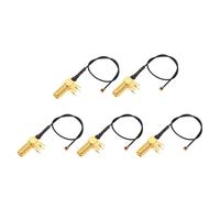 ViaGasaFamido Cavo di Prolunga RF 5PCS Antenna a Gomito SMA Pigtail 50