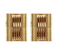 ViaGasaFamido Cerniere Nascoste in Rame da 2 Pezzi, Cerniere per Armadietti Nascoste con Apertura a 180 Gradi per Porta dell'armadio e Confezione Regalo