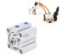 ViaGasaFamido Cilindro dell'Aria in Lega di Alluminio SDA40 con Cuscinetto a Doppia Azione e Anti-collisione, Tratto 20 Mm, Alta praticità, 1 per Aria, Funziona per 0,15-0,8 MPA e 1,5 MPA215PSI