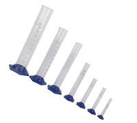ViaGasaFamido Cilindro Graduato, Vetro Borosilicato, Set di Misurazione 7 Pezzi da 10 Ml a 1000 Ml per Esperimenti di Laboratorio e Domestici