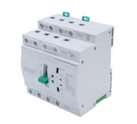 ViaGasaFamido Commutatore Automatico di Trasferimento a Doppia Potenza 4P 63A 220V Commutatore ATS per Alimentazione da Solare a Rete con PC Materiale Ignifugo Montaggio su Guida DIN