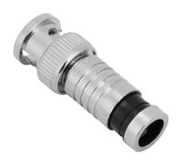 ViaGasaFamido Connettore Maschio a Compressione BNC, RG59 CCTV, Testato | Terminazione cavo RF, trasmissione del segnale ad alta frequenza, cablaggio della telecamera resistente all\'ossidazione
