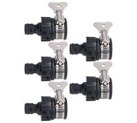 ViaGasaFamido Connettore Universale per Rubinetto, Materiale ABS, Adattatore per Tubo Senza Perdite, Adatto da 14 a 24 Mm per Uso in Giardino e Cucina