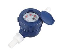 ViaGasaFamido Contatore per Acqua DN15, Materiale in Nylon Resistente Alla Corrosione Facile da Installare, con Ruota di Parole e Display Puntatore, per la Misurazione del Flusso di Acqua