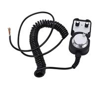 ViaGasaFamido Controller a Volantino CNC 100PPR, ABS Resistente Ai Graffi, Filo a Molla Resistente all'usura, Tensione 5 V, Adatto a Vari Sistemi CNC Come Googoltech e Syntec