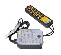 ViaGasaFamido Controller del Paranco Remoto Industriale, Controller della Gru a LED a 12 Pulsanti per Trasportatore di Gru a Carbone CNC a Carbone, con Interfaccia di Comunicazione Rs485, Solare