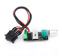 ViaGasaFamido Controller di velocità del Motore PWM DC 6-28V 3A Regolatore a velocità Variabile con Frequenza 21kHz per CW CCW Reversible Motor Control (Controllore PWM)