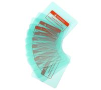 ViaGasaFamido Copriobiettivo per Casco per Saldatura, Piastra Protettiva Trasparente in Policarbonato, 10 Pezzi, 116 X 90 Mm, per Professionisti della Saldatura