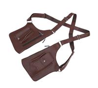 ViaGasaFamido Custodia di Sicurezza Sotto le Ascelle Regolabile Elegante Borsa a Tracolla Antifurto per Viaggi o Uso Quotidiano Pelle PU Unisex 1 unità