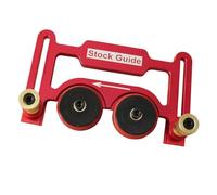 ViaGasaFamido da Tavolo a Rulli a Doppio Cuscinetto Alimentatore per Pressa Guida per la Lavorazione del Legno in Lega di Alluminio Blocco di Spinta per Limite di Taglio