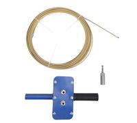 ViaGasaFamido Estrattore per Cavi Elettrici Trapano Alimentato per Infilare Cavi Alimentatore per Nastro per Pesci con Adattatore per Trapano e Cavo da 15 M per Condotti per Tubi a Parete