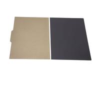 ViaGasaFamido Foglio PEI, Piastra di Costruzione Flessibile Testurizzata su Entrambi i Lati con Base Magnetica e Forte Adesione per J1S e Altre Stampanti 3D, 330x225 Mm