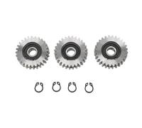 ViaGasaFamido Ingranaggio di Ricambio in Acciaio Legato 28T per Bici Elettrica da 3 Pezzi con Cuscinetti da 8 Mm per Ingranaggio Planetario