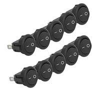 ViaGasaFamido Interruttore a Levetta Rotondo 23mm, 3 Pin ON OFF 2