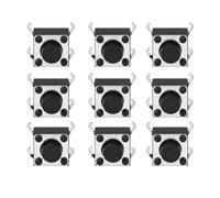 ViaGasaFamido Interruttore Tattile Mini 6x6x5mm 100 Pezzi Plastica Ferro | Micro Interruttore A Pulsante Autoripristinante, Dc12V 50Ma Per Elettrodomestici, Progetti Elettronici E Pcb