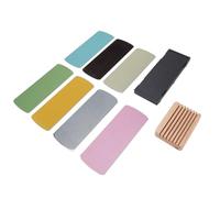 ViaGasaFamido Kit Affilatrice per Lame, Affilatrice Magnetica per Lame Diamantate con Fogli Abrasivi in Pelle, Raggiunge Una Finitura a Specchio con Grana 8000 per Chef e Cuochi Casalinghi