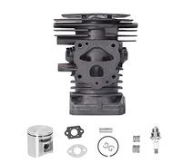ViaGasaFamido Kit di Ricostruzione della Fascia Alta del Pistone del Cilindro, Pistone Cilindro delle Parti della Motosega con Candela per 445 450 450e Motosega
