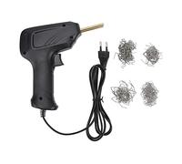 ViaGasaFamido Kit di Riparazione di Crack per Paraurti per Saldatura in Plastica Multifunzionale 50 W con 4 Tipi di Filo di Saldatura Piatto, Esterno, Interno e Ondulato per Riparare i (BLACK)