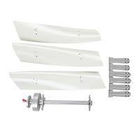 ViaGasaFamido Kit Generatore Eolico a Turbina Generatore Eolico a Levitazione Magnetica Verticale da 600 W con Controller MPPT Motore Trifase 24 V per Uso Domestico Portatile Fuori Rete (48V)