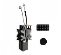 ViaGasaFamido Kit Hotend per Stampante 3D Ugello Interamente in Metallo da 0,4 Mm con Componente di Riscaldamento in Ceramica per Estrusione Ad Alta velocità U1 Fino a 500 Mm/s