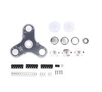 ViaGasaFamido Kit per Esercitazioni di Saldatura Scheda PCB Elettronica per Progetto Giroscopio Rotante a 3 Foglie LED per Bambini, Adolescenti e Adulti