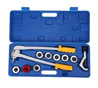 ViaGasaFamido Kit Pressatura in Acciaio Temprato 7 Pezzi con Utensile Espansore per Tubo, Alesatori per Tubi in Rame CT 100A/M 1028 mm per Idraulici Professionisti con Scatola di Imballaggio
