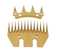 ViaGasaFamido Lame di Ricambio per Cesoie per Pecore Lama Dritta 13 Denti in Acciaio Ad Alto Tenore di Carbonio per la Tosatura della Lana di Pecora Lama Alpaca