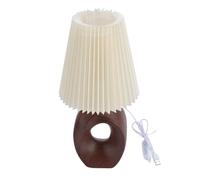 ViaGasaFamido Lampada da Comodino Porta USB Touch Control, Lampada da Comodino in Ceramica Stile retrò con Luce da Lettura Dimmerabile a 3 Vie per Camera da Letto Soggiorno Arredamento Pastorale