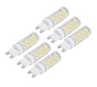 ViaGasaFamido Lampadine LED G9 Dimmerabili 6 Pezzi Senza Sfarfallio 700LM Luce Bianca Calda Morbida Sostituzione Lampadine Tradizionali per Illuminazione Domestica Efficienza Energetica