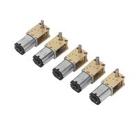 ViaGasaFamido Micro velocità di Torsione Ad Alta Torsione CC Riduci Il Motore del Motore Elettrico a Destra Ad Angolo Destro 5 PCS, con Rivestimento Fine, Bobina di Rame, Adatto a Giocattoli
