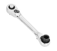 ViaGasaFamido Mini Chiave a Cricchetto a Bussola, Utensile Manuale in Acciaio Al Cromo Vanadio con 72 Denti, Compatto per Spazi Ristretti e Facile Utilizzo con una Sola Mano