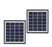 ViaGasaFamido Mini Pannello Solare 2 Pezzi, Tecnologia Monocristallina, Caricatore Solare Portatile, capacità di Potenza 5 W, Ideale per il Campeggio e l'escursionismo