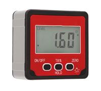 ViaGasaFamido Mirino Angolare Digitale, Materiale ABS, Precisione ±0,1°, per Progetti di Lavorazione del Legno e Livellamento