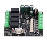 ViaGasaFamido Modulo di Controller Logico Programmabile DC 24V 2 Canali 3K Conteggio Ad Alta velocità Conteggio 8000 Passi Output del relè di capacità di Memoria con 4pcs di Standoff