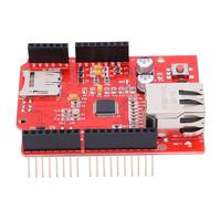 ViaGasaFamido Modulo Scheda di Espansione di Rete W5500, Cartone Sintetico, Server Web Semplice, Ingresso DC 5 V, Perfetto per Progetti Fai da Te e Schede di Sviluppo