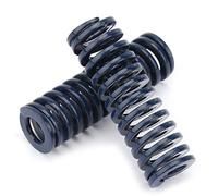 ViaGasaFamido Molle a Compressione Stampo, 2 Pezzi, Acciaio 65MN, Blu, 10mm OD, 5mm ID, Carico Leggero, TL10x70mm