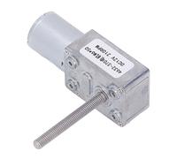 ViaGasaFamido Motore di Riduzione a CC, Motore di Ingranaggio Reversibile 12 V 50mm M6 Ottone in Alluminio, Apri del Finestrino Autoctonibile, Apri della Porta, Argano Piccolo, Elettrico a