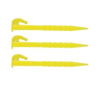 ViaGasaFamido Palo della Tenda in Plastica, Chiodi Giardino 5,5 Pollici, Pollici, Design di Barb, Picco di Spiaggia per Esterni, Leggero, Portatile, per la Rete Giardino, Campeggio, Tenda