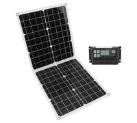 ViaGasaFamido Pannelli Solari da 50 W, Caricabatterie Portatile con