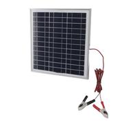 ViaGasaFamido Pannello Solare Portatile da 50 W - Monocristallino 18 V con Cavo da 9,8 Piedi e Clip per Batteria per, Campeggio, Escursionismo e Ricarica All'aperto (10,63 X 11,02 Pollici,