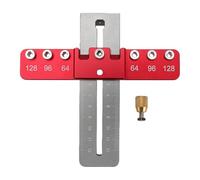 ViaGasaFamido per Hardware per Armadietti, Strumento per Modelli di Maniglie Regolabili con Spaziatura dei Fori da 64mm 96mm 128mm per Maniglie di Cassetti, Manopole, ante e Armadi