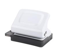 ViaGasaFamido Perforatrice a 6 Fori, Materiale in Acciaio Legato, Perforatrice Regolabile, capacità di 8 Fogli per Raccoglitori e Pianificatori A4