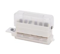 ViaGasaFamido Perforatrice Manuale Portatile a 6 Fori con Fori 5,5 Mm e Spaziatura 9,5 Mm per Punzonatrice per Fogli Sfusi in Formato A4 A5 B5 per Uso Scolastico in Ufficio