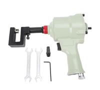 ViaGasaFamido Perforatrice Pneumatica in Acciaio Legato, Design Ergonomico a Basso Rumore per Punzonatura di Metalli con Margine di Punzonatura Regolabile Scorrevole da 0 a 1,73 Pollici e