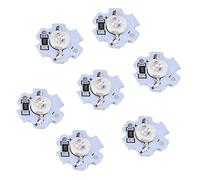 ViaGasaFamido Perline Lampada, Chip LED AXD-1W-5V da 25 Pezzi, Lampadina Chip LED 5V, Perline LED Ad Alta Potenza 200LM 1W per Apparecchi di Illuminazione Fai-da-te, Pannelli a Parete 3D (Luce
