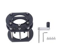 ViaGasaFamido Piattaforma Elevatrice per Router di Sollevamento Tavolo per Fresatura in Metallo a 4 Ganasce Tavolo per Smussatura Lega di Alluminio Nero per Scanalatura Elettrica