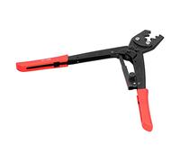 ViaGasaFamido Pinza a Crimpare per Terminali, Pinza a Crimpare in Acciaio Legato Al Cromo Vanadio per Terminali di Testa, Intervallo di Crimpatura da 1,25 a 16 Mm2, Lunghezza 285 Mm