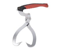 ViaGasaFamido Pinza per Tronchi 8 Pollici, Pinza per Legna Ardere, Strumento per Sollevare Tronchi con una Sola Mano, con Manici Bicolore e Ganascia a Forbice per la Movimentazione di