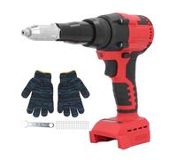 ViaGasaFamido Pistola per Rivetti Senza Fili, Rivettatrice Elettrica Alimentata a Batteria 18 V con Luce LED Incorporata e Rapido del Nasello, per Lavorazione dei Metalli Automobilistica